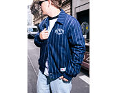 Vlněná Bunda Karl Kani - Kani Pinstripes Wool Jacket - Blue