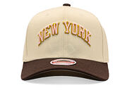 Kšiltovka Mitchell & Ness - Blush Sand Classic Red - New York Knicks - Sand/Brown
