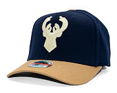 Kšiltovka Mitchell & Ness - Sand Storm Classic Red - Milwaukee Bucks - Navy/Sand