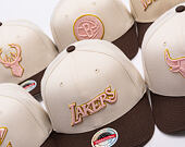 Kšiltovka Mitchell & Ness - Blush Sand Classic Red - Los Angeles Lakers - Sand/Brown