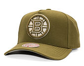 Kšiltovka Mitchell & Ness - NHL Fashion Basic Pro - Boston Bruins - Olive