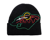 Beanie Mitchell & Ness - NHL Line Light Knit - Minnesota Wild - Black