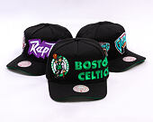 Kšiltovka Mitchell & Ness - NBA Busted Pro - Boston Celtics - Black