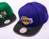 Kšiltovka Mitchell & Ness - NBA Denim Patchwork - Los Angeles Lakers - Purple