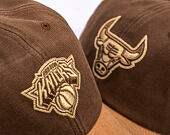 Kšiltovka Mitchell & Ness - NBA Lux Chain Strapback - New York Knicks - Brown