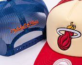 Kšiltovka Mitchell & Ness - NBA Vintage Block Trucker - New York Knicks - Cream