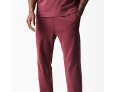 Pants New Era - Branded Washed Straight Sweatpants - Burgundy