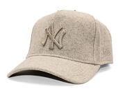 Cap New Era - MLB Melton Wool 9FORTY A-Frame - NY Yankees - Stone