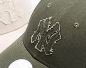 Womens Cap New Era - MLB Womens Distressed 9FORTY - NY Yankees - Rifle Green