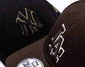 Cap New Era - MLB Team Outline 9FORTY - LA Dodgers - Brown / Stone