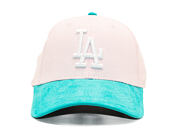 Kids Cap New Era - MLB Kids Cord 9FORTY - LA Dodgers - Light Pink / Mint
