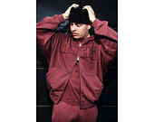 Sweatshirt New Era - Branded Washed Full-Zip Hoody - Burgundy