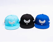 Kšiltovka Reflection Luxury Shine Loud Snapback - Baby Blue / White