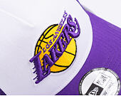 Kšiltovka New Era - NBA Side Patch 9FORTY - A-Frame Trucker - LA Lakers - Purple