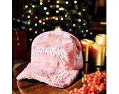Kšiltovka Reflection Luxury Fuzzy Trucker - Coral Pink / White