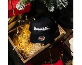 Mitchell & Ness Pinscript Redline Snapback Branded Black / White Cap