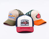 Kšiltovka Stetson - Trucker Cap Boxing Barn - Red / Offwhite