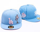 New Era - MLB Palm & Taco 59FIFTY - LA Dodgers - Sky Blue / Pink UV