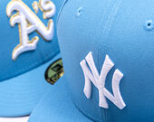 New Era - MLB Seasonal 59FIFTY - NY Yankees - Sky Blue / Pink UV