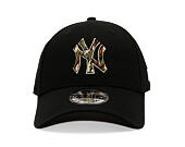 Cap New Era - MLB Outline Camo 9FORTY - NY Yankees - Black