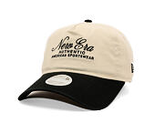 Womens Cap New Era - Branded Script 9TWENTY A-Frame - Cream