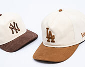Cap New Era - MLB Suede Visor 9FIFTY A-Frame - LA Dodgers - Cream