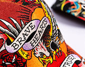 Cap Ed Hardy - Brave Hearts 6 Panel Metallic Trucker Cap - Samba