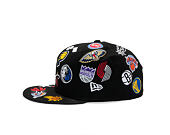 Cap New Era - NBA All Over Logo 59FIFTY - Black