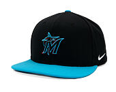 Cap Nike - Dri-Fit Pro - Miami Marlins - Black 00A/Light Current Blue