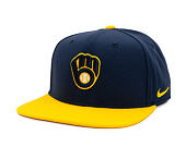 Cap Nike - Dri-Fit Pro - Milwaukee Brewers - Midnight Navy 44B/Amarillo 78H