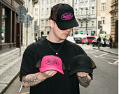 Kšiltovka Von Dutch - Trucker - Rubber Logo Pink/Black