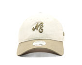 Womens Cap New Era - Branded Linen 9TWENTY - Stone / New Olive