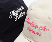 Womens Cap New Era - Branded Slogan 9TWENTY - Stone / Pink