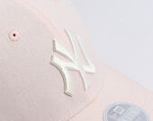 Womens Cap New Era - MLB Linen 9FORTY - NY Yankees - Blush Pink