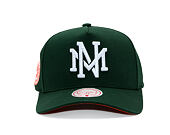 Cap Mitchell & Ness  - Branded Emerald Slam Pro Pinch Snapback - Green/Orange