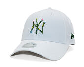 Womens Cap New Era - MLB Floral Infill 9FORTY - NY Yankees - White