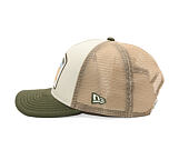 Cap New Era - Branded Wild West Patch 9FORTY M-CROWN A-Frame Trucker - New Olive / Stone