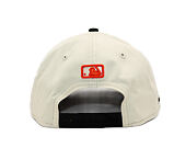 Cap New Era - MLB Side Script 9FORTY M-CROWN - NY Mets - Cream / Black