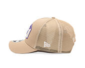 Cap New Era - NBA Felt Patch 9FORTY M-CROWN A-Frame Trucker - LA Lakers - Camel