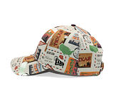 Kids Cap New Era - Branded Location Print 9FORTY - Stone
