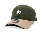 Cap New Era - MLB Mini Logo Washed Contrast 9TWENTY - Oakland Athletics - New Olive / Camel