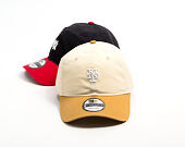 Cap New Era - MLB Mini Logo Washed Contrast 9TWENTY - NY Mets - Cream / Dusted Ochre