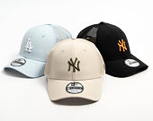 Cap New Era - MLB Midi Homefield 9FORTY Trucker - NY Yankees - Stone / New Olive