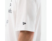 Tee New Era - Branded Oversized Graphic Tee - White