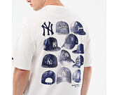 Tee New Era - MLB Cap Graphic Oversized Tee - NY Yankees - White