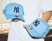 Kids Cap New Era - MLB Essential 9FORTY A-Frame Trucker - NY Yankees - Blue / Ocean Blue