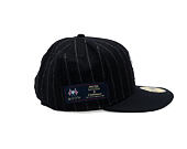 Cap New Era - MLB Moon Cooperstown 59FIFTY - Colorado Rockies - White And Navy Pinstripe