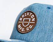 Cap Brixton - Crest C Mp Snapback - Medium Rinse Denim