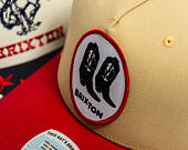 Cap Brixton - Two Boots C Np Mp Snapback - Celestial Yellow/Red