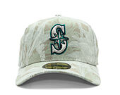 Cap New Era - MLB Three Looms "Leafy Palm" 59FORTY A-Frame - Seattle Mariners - Stone